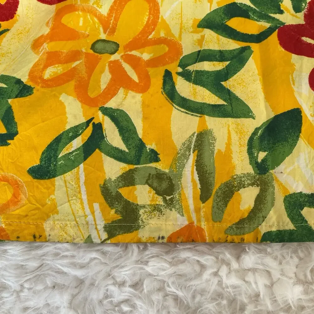 Vintage Xtreme Island Designs Short Sleeve Maxi Dress Bright Floral Large - Picture 8 of 9